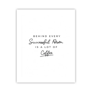 Poster - Het geheim van succes - 40x50 cm