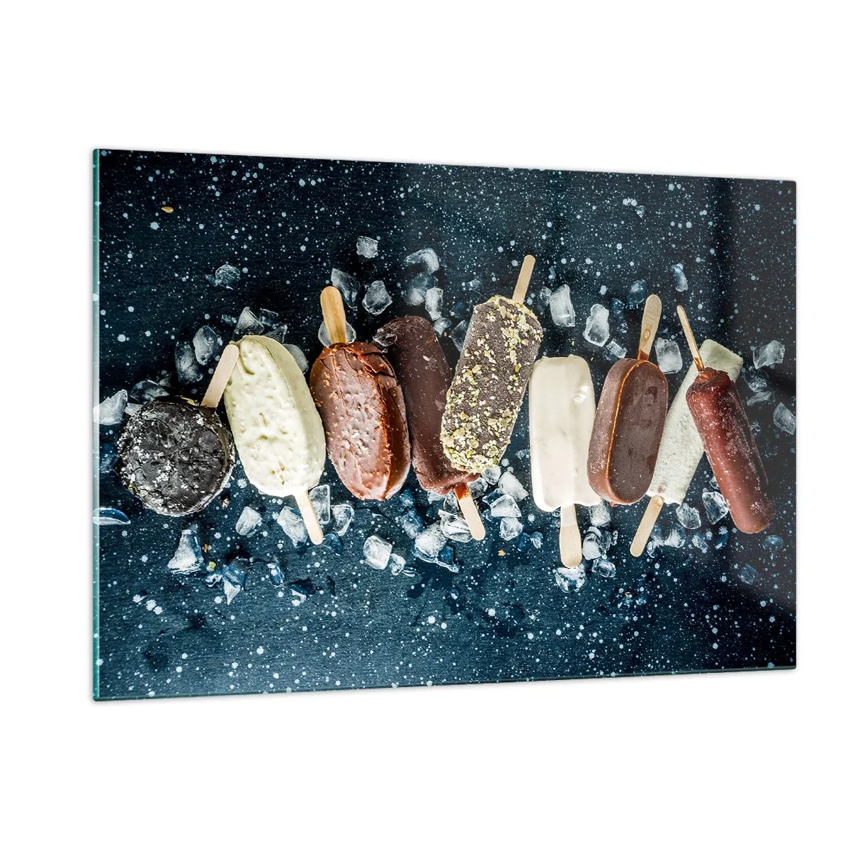 Schilderen op glas - De smaak van hete zomer - 120x80 cm