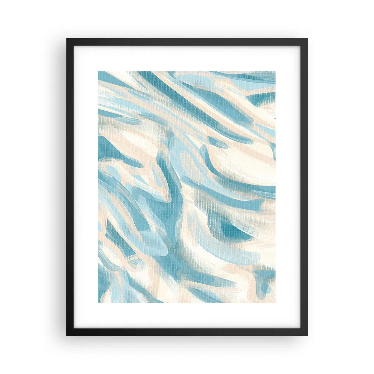 Poster in een zwarte lijst - Lente briesjes - 40x50 cm