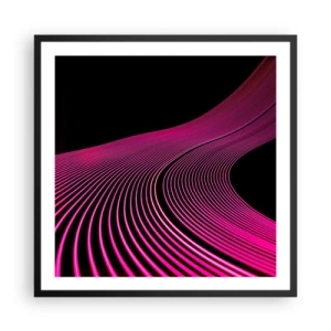 Poster in een zwarte lijst - Avenue van licht - 60x60 cm