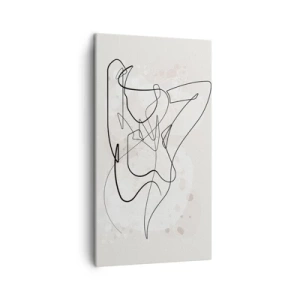 Schilderen op canvas - De kunst van het verleiden - 45x80 cm