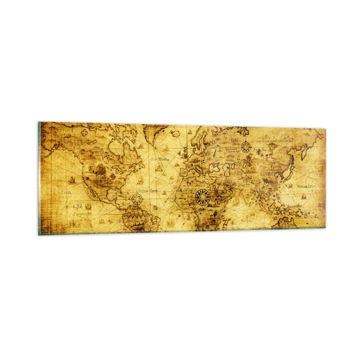 Schilderen op glas - Hoe vreemd os deze wereld - 90x30 cm