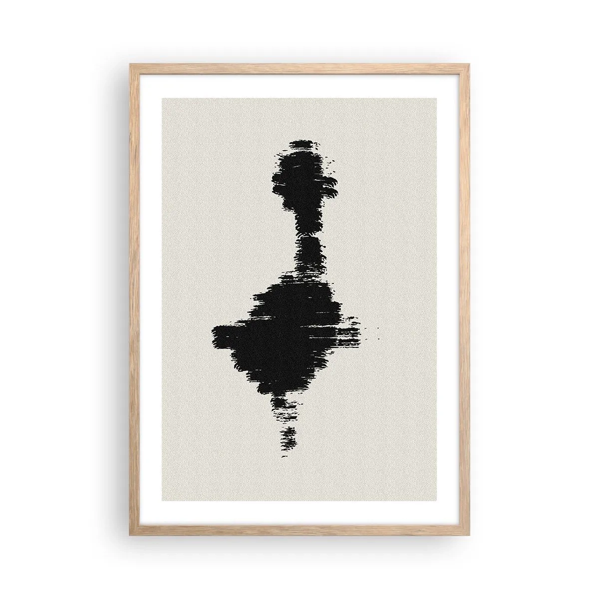 Een poster in een licht eiken lijst - Trillingen van verbeelding - 50x70 cm