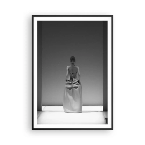 Poster in een zwarte lijst - Verfijnde eenvoud - 70x100 cm