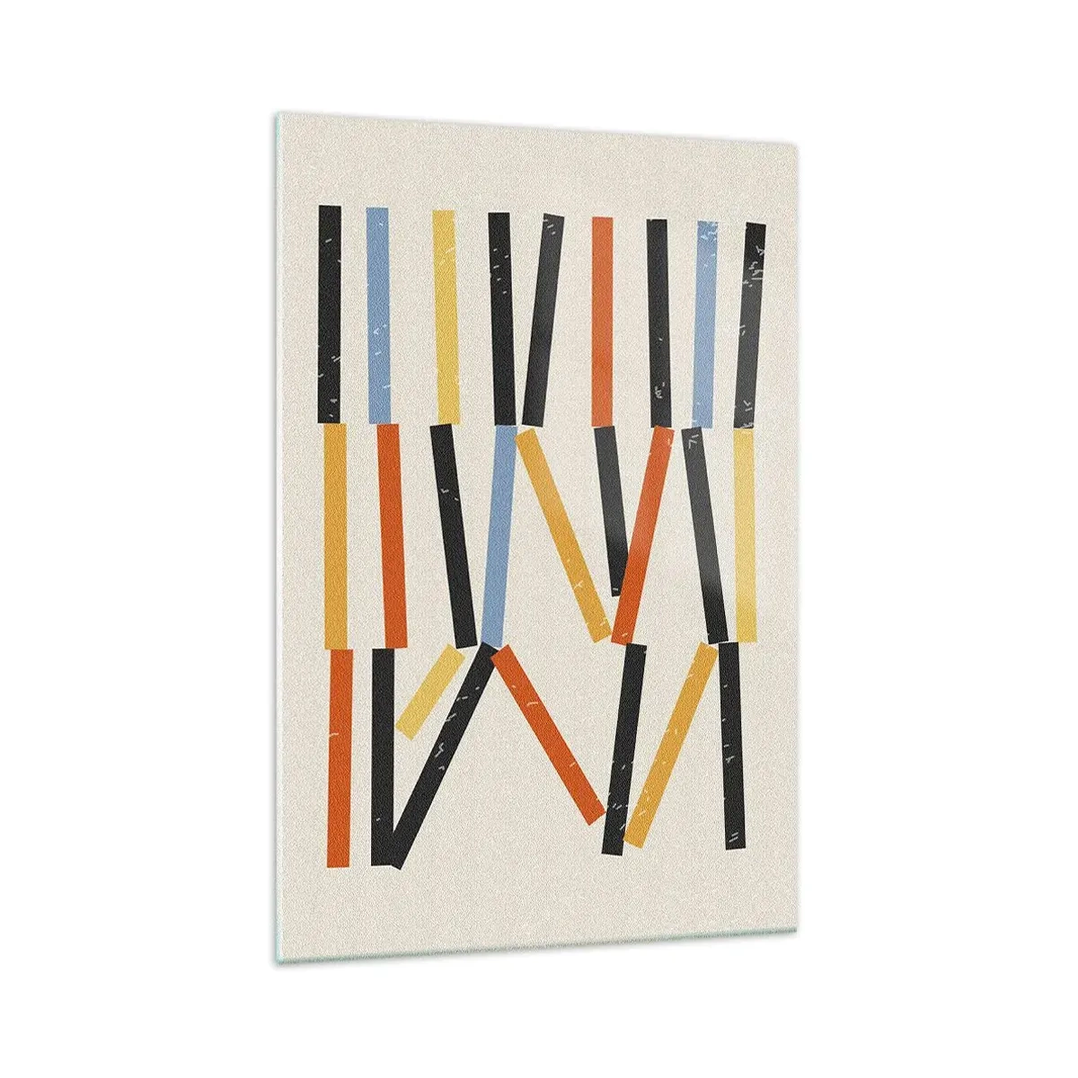 Schilderen op glas - Compositie op goed niveau - 70x100 cm