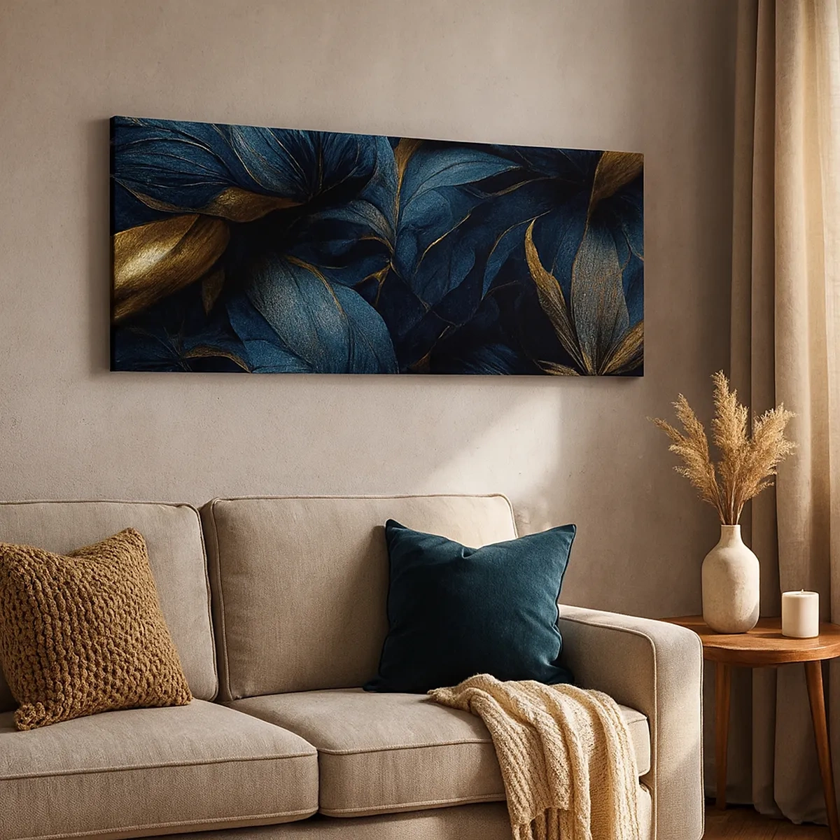 Schilderen op canvas - Met goud gevoerd - 30x30 cm