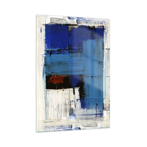 Schilderen op glas - Het geheim van blauw - 50x70 cm