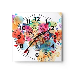 Wandklok - Klok - Schoonheid en het beest - 40x40 cm
