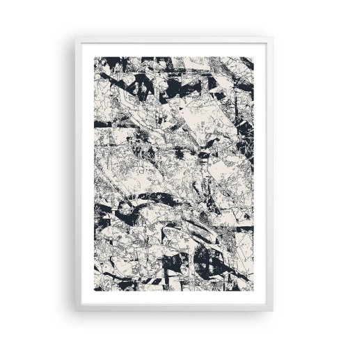 Poster in een witte lijst - Interpenetratie van tegenstellingen - 50x70 cm