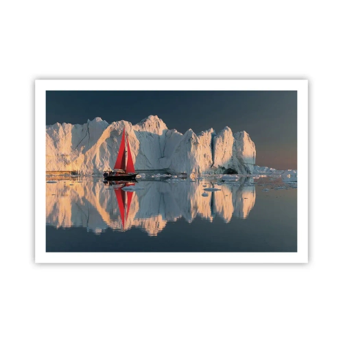 Poster - Aan de rand van de wereld - 91x61 cm