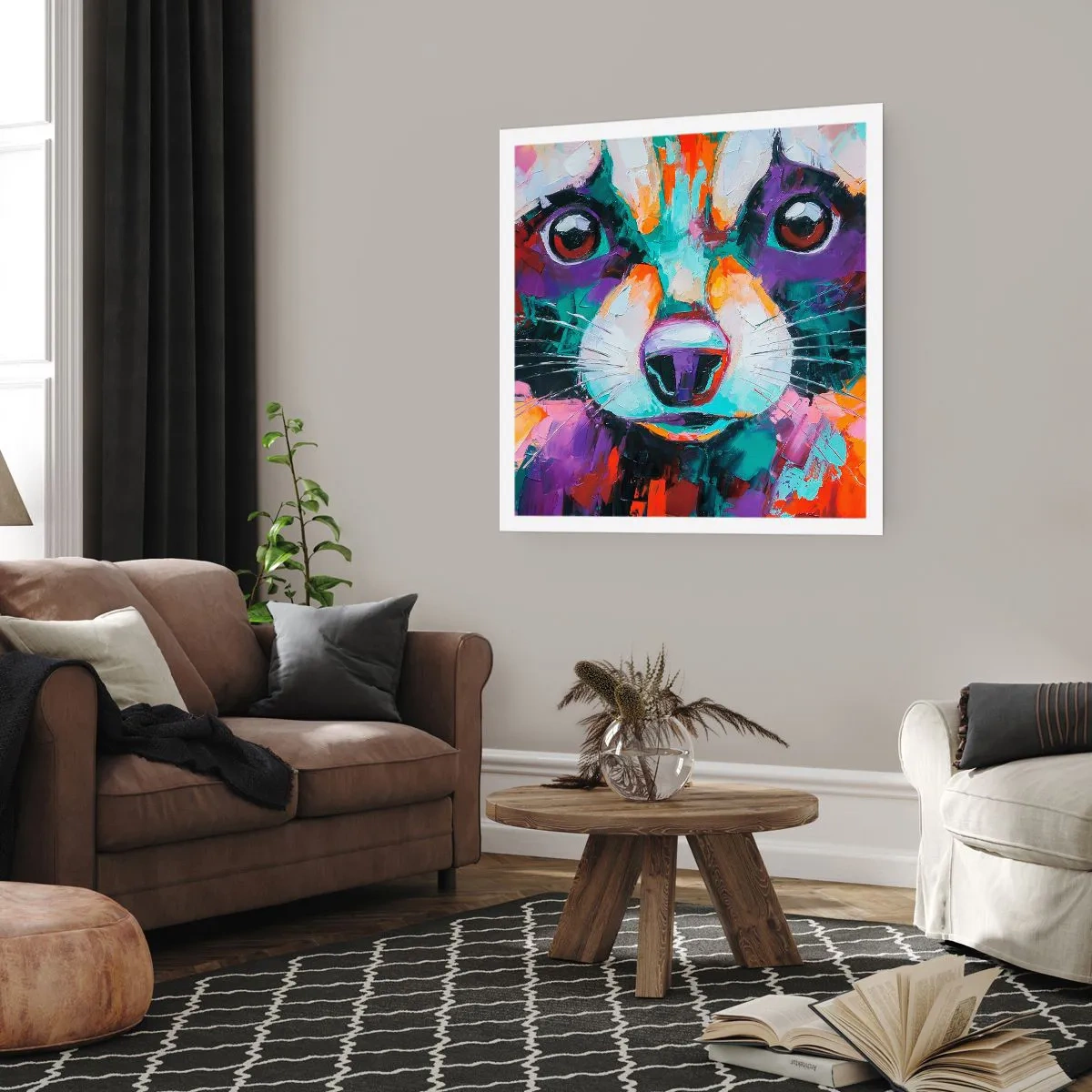 Poster - Alleen goede emoties - 30x30 cm