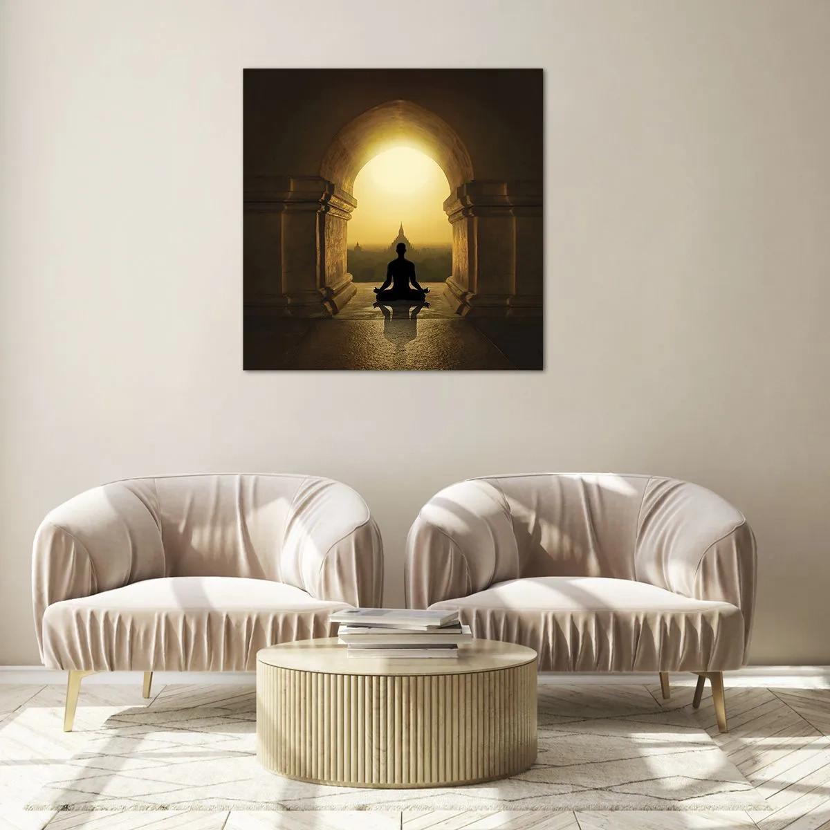 Schilderen op glas - Volledige harmonie - 50x50 cm