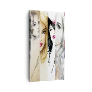 Schilderen op canvas - En jij bent het altijd - 55x100 cm