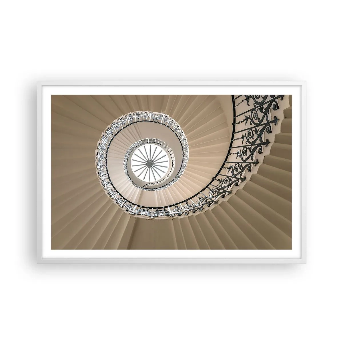 Poster in een witte lijst - Binnenin de schaal - 91x61 cm