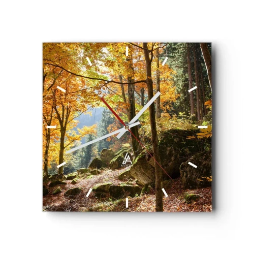 Wandklok - Klok - Tijd om te ontspannen - 30x30 cm