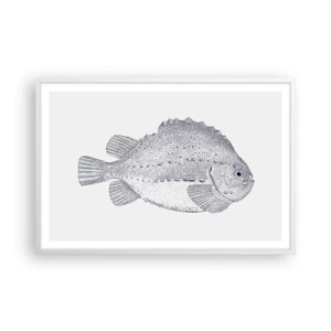 Poster in een witte lijst - Voor het album van de natuuronderzoeker - 91x61 cm