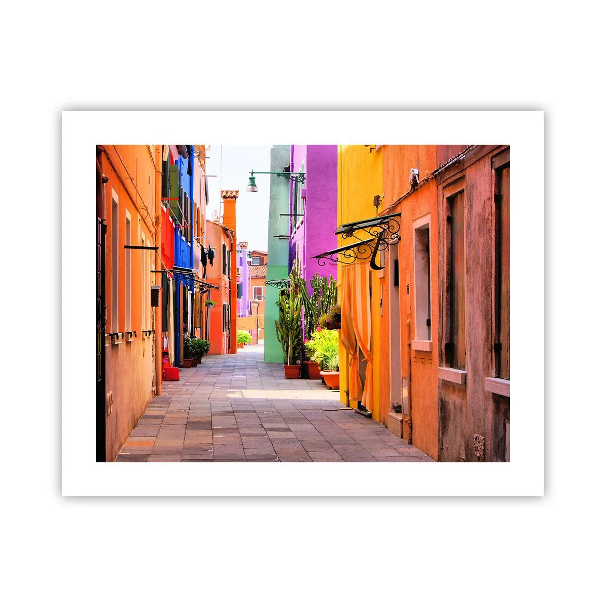 Poster - Regenboogsteeg - 50x40 cm