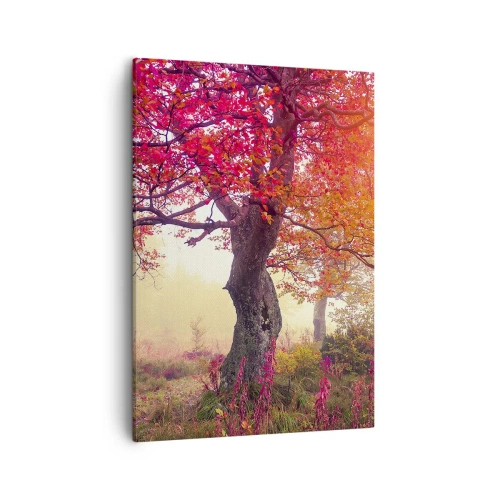 Schilderen op canvas - Bloeiende razernij - 50x70 cm