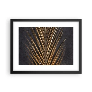 Poster in een zwarte lijst - Het goud van de tropen - 40x30 cm