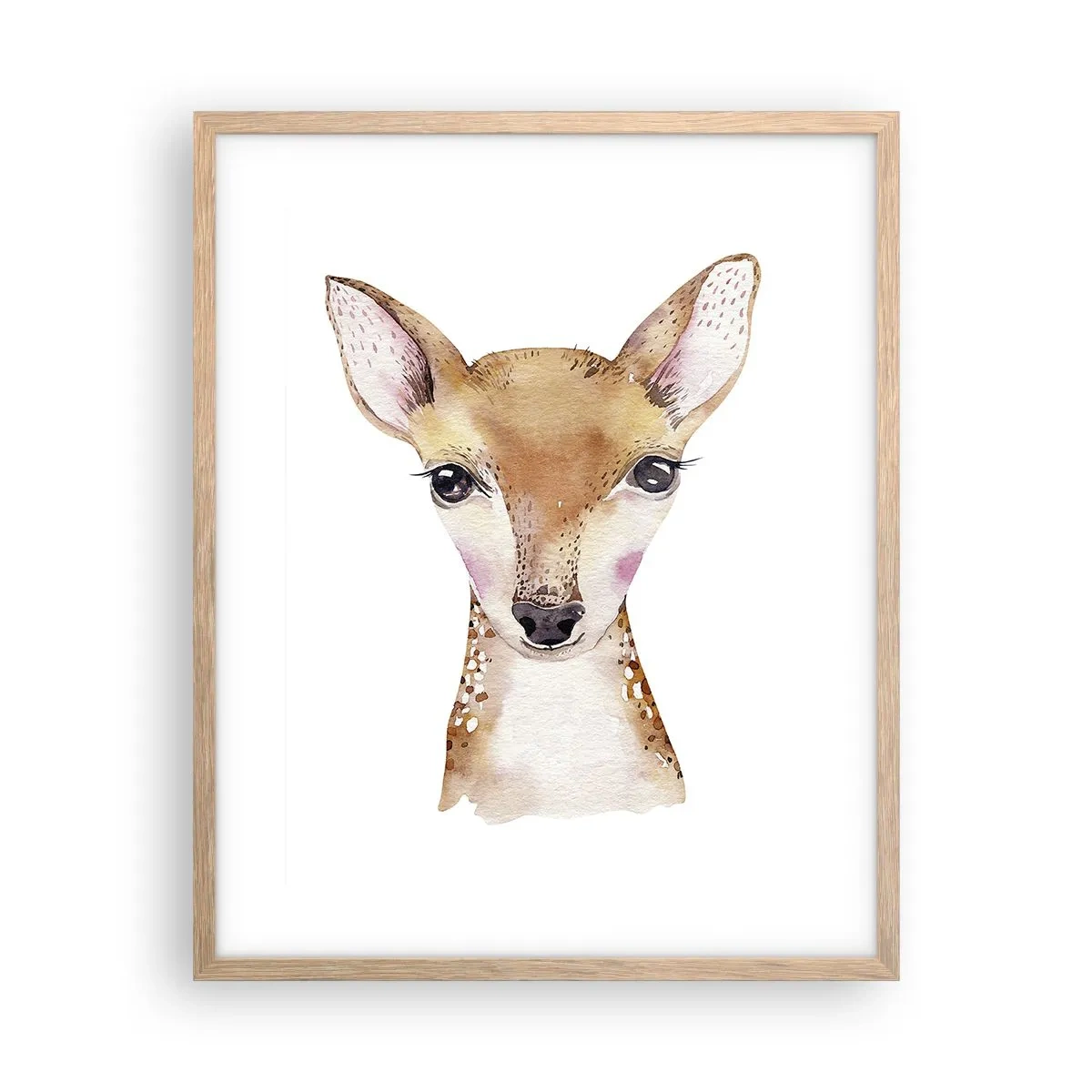 Een poster in een licht eiken lijst - De aard van onschuld - 40x50 cm