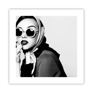 Poster - Groeten uit de jaren 60 - 40x40 cm