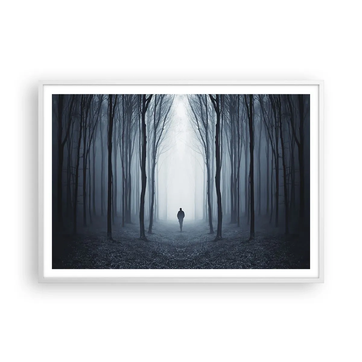 Poster in een witte lijst - En alles is eenvoudig en duidelijk - 100x70 cm