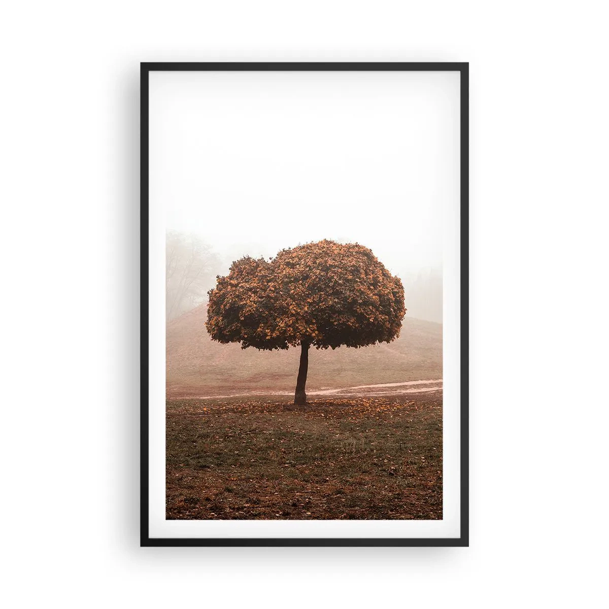 Poster in een zwarte lijst - Na een drukke zomer - 61x91 cm