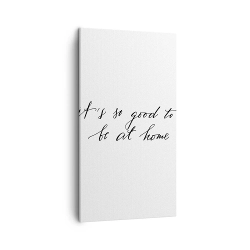 Schilderen op canvas - De hele waarheid - 45x80 cm