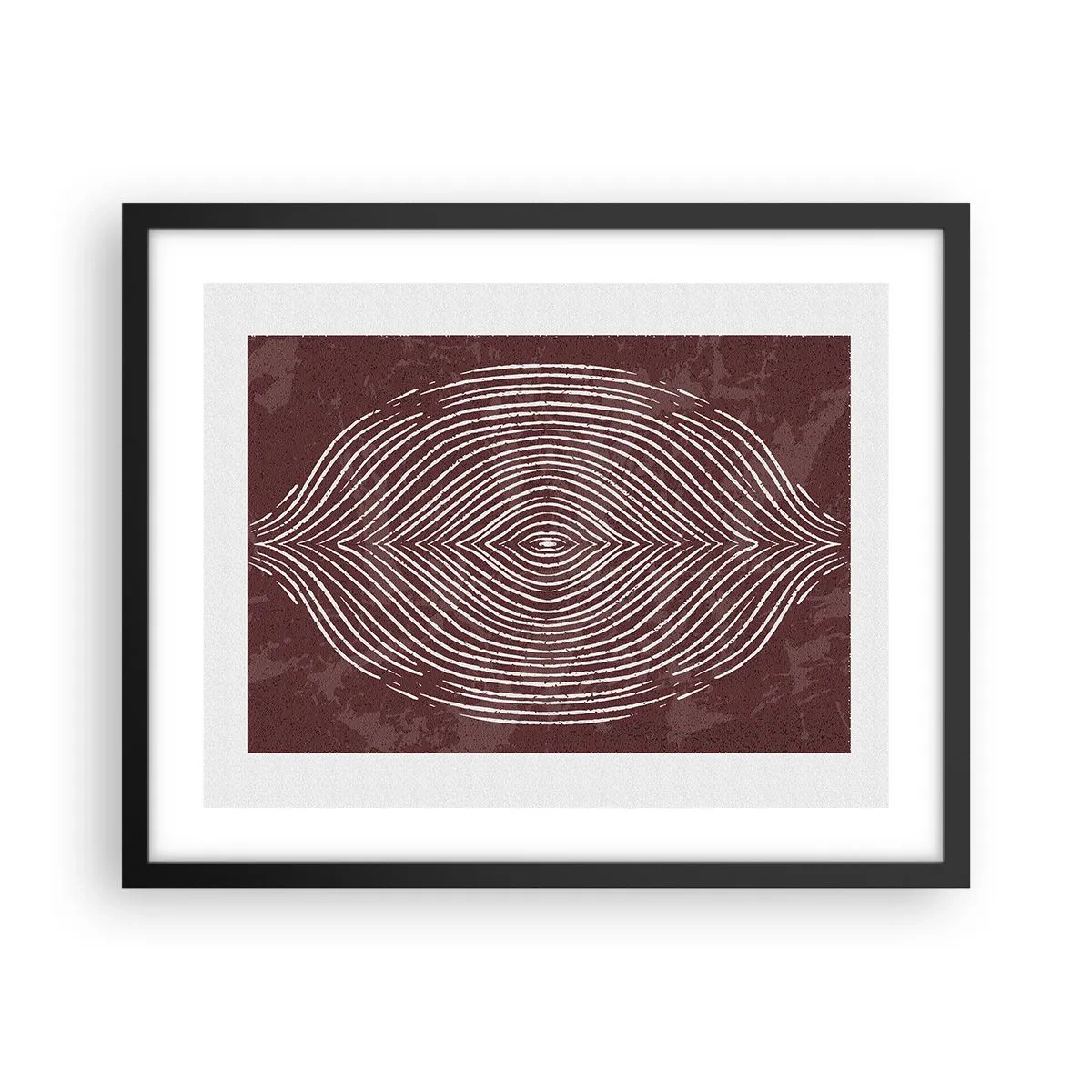 Poster in een zwarte lijst - De ruimte spreekt - 50x40 cm