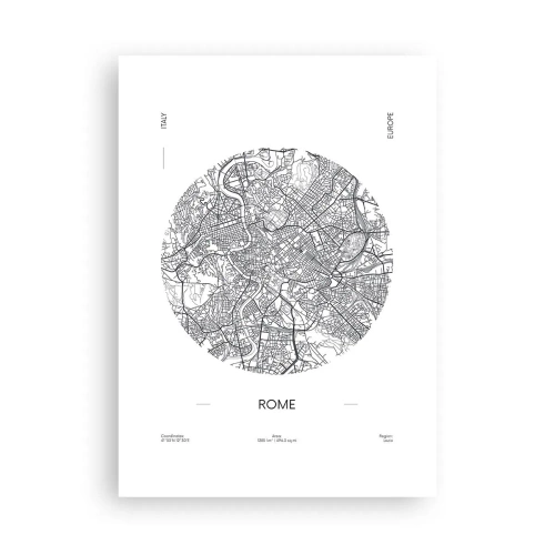 Poster - Anatomie van Rome - 50x70 cm