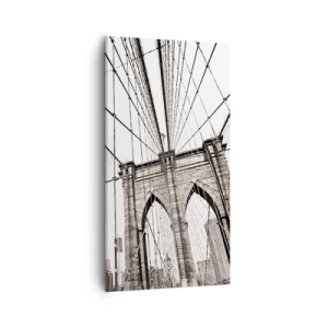 Schilderen op canvas - Kathedraal van New York - 55x100 cm