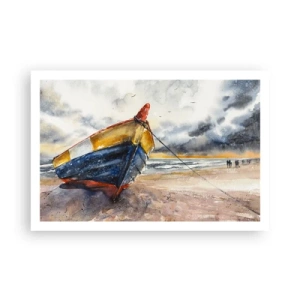 Poster - Rust aan de kust - 91x61 cm