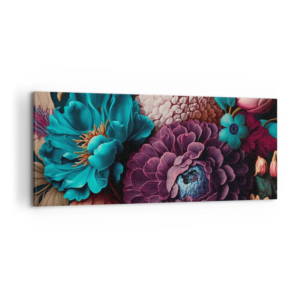 Schilderen op canvas - Natuur in overvloed - 100x40 cm