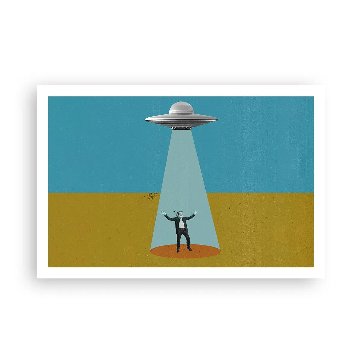 Poster - Een nauwe ontmoeting - 91x61 cm