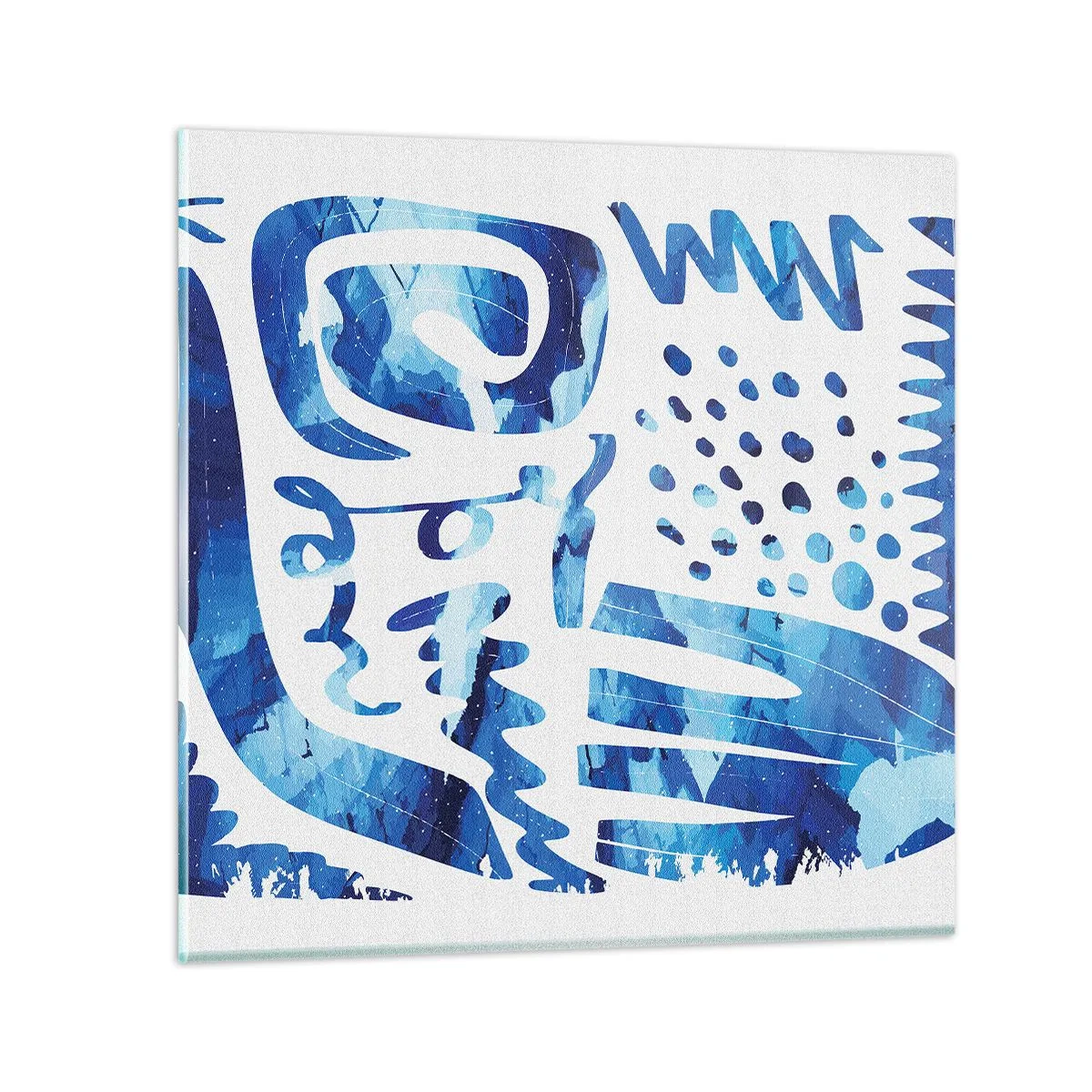 Schilderen op glas - Terug naar de wortels - 50x50 cm