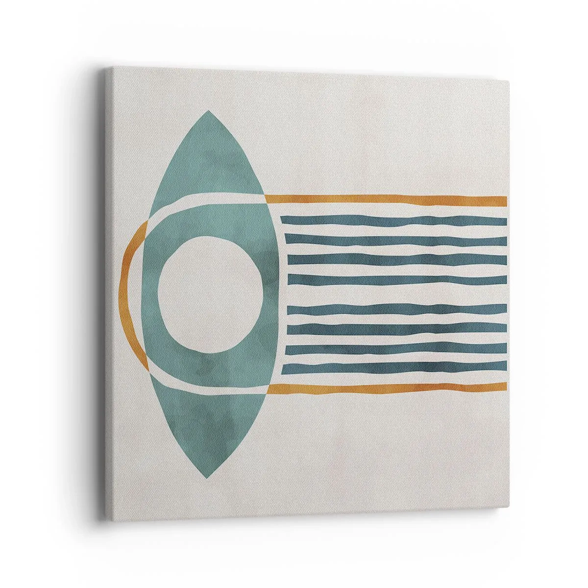 Schilderen op canvas - Tekens en rituelen - 40x40 cm