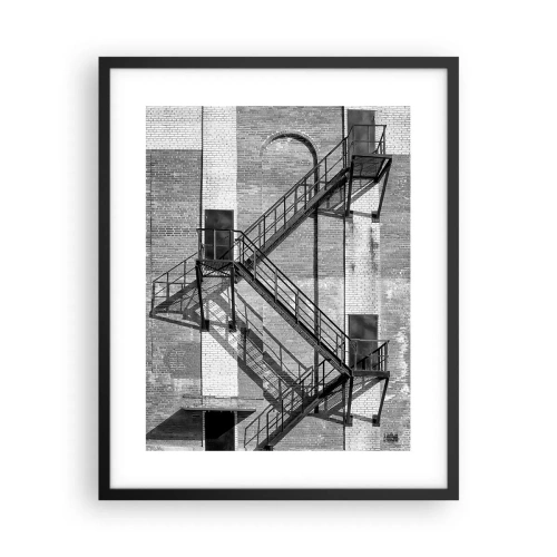 Poster in een zwarte lijst - Industriële stijl - 40x50 cm