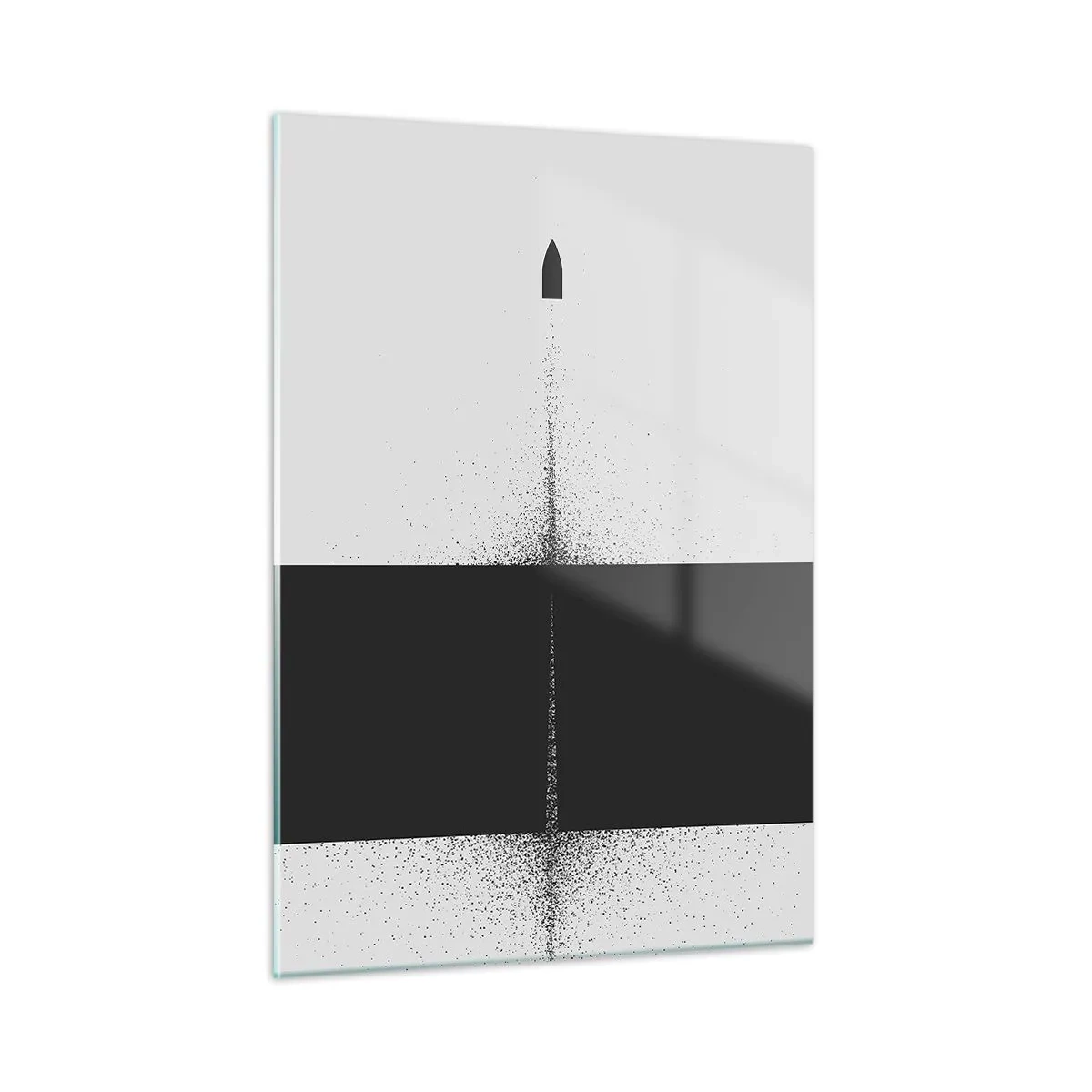 Schilderen op glas - Rechtstreeks naar het doel - 50x70 cm