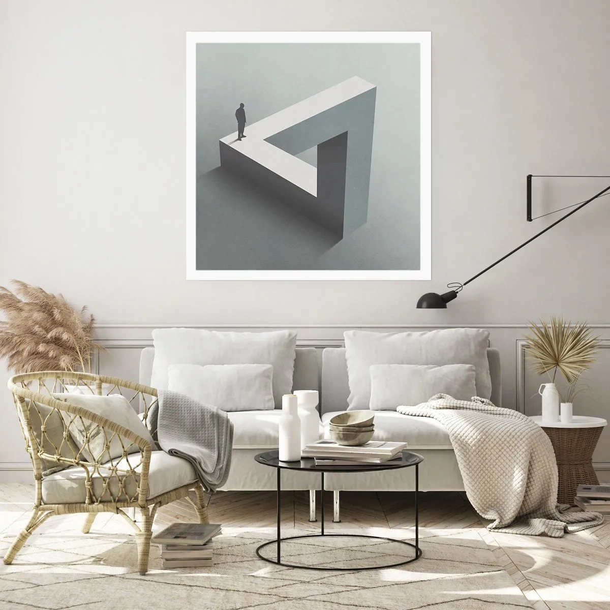 Poster - Maar het is toch mogelijk - 50x50 cm