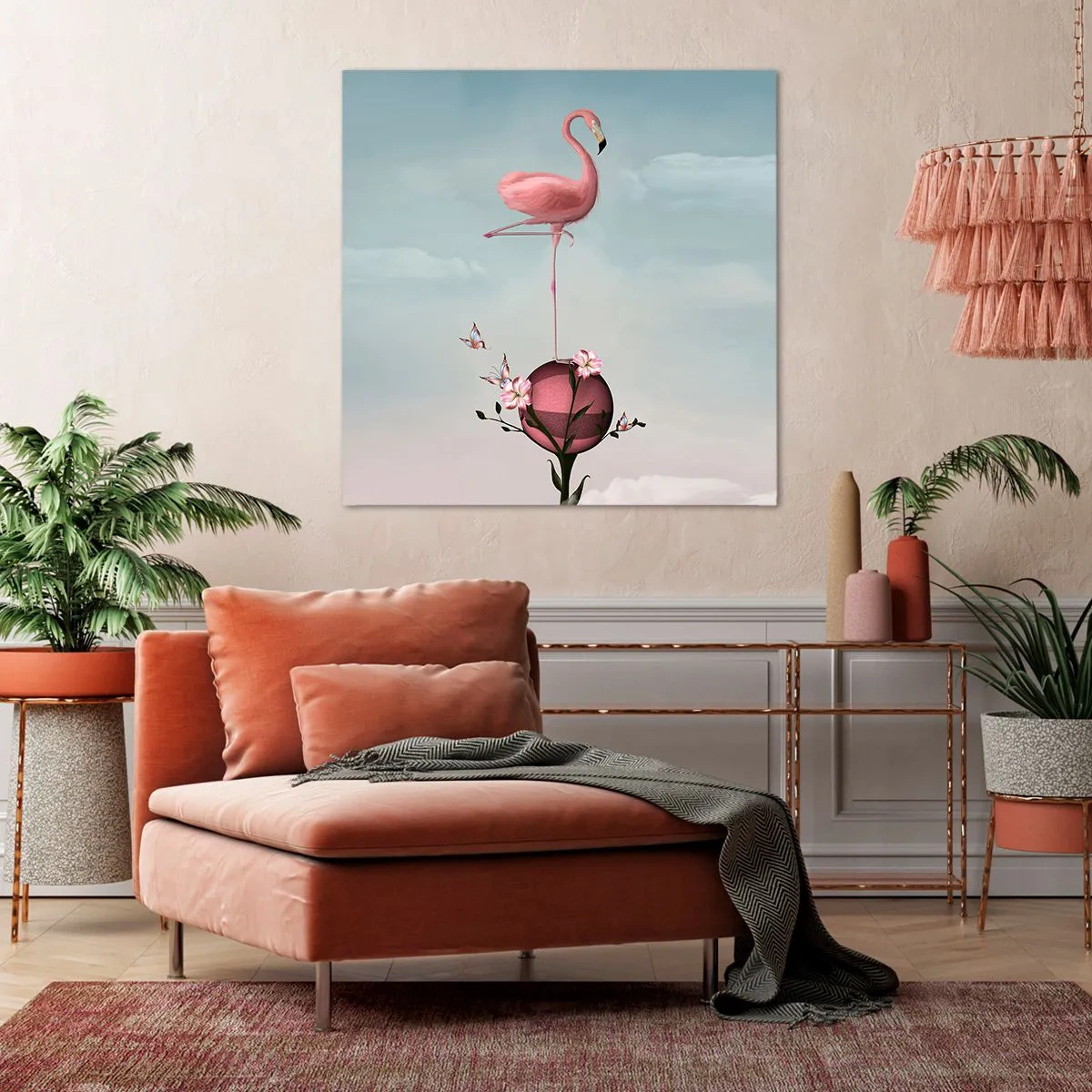 Schilderen op canvas - Basketbal allegorie - 60x60 cm