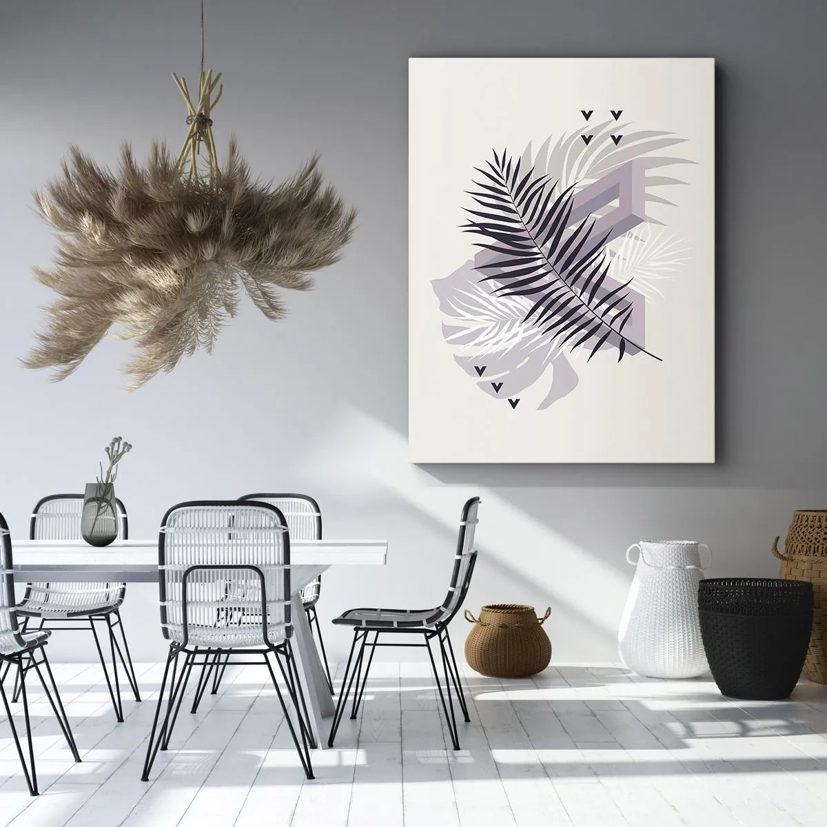 Schilderen op canvas - De schaduw van de schaduw - 65x120 cm