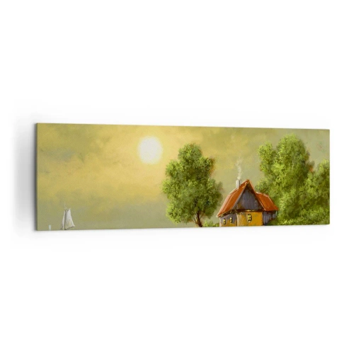 Schilderen op canvas - Mooi, als een foto - 160x50 cm