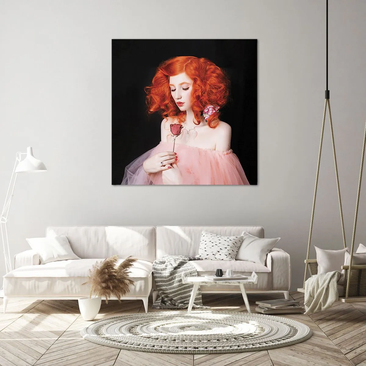 Schilderen op canvas - In barokstijl - 30x30 cm