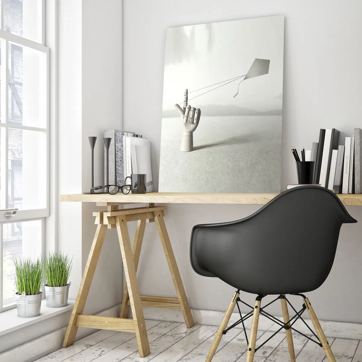 Schilderen op glas - Krachttest - 50x70 cm