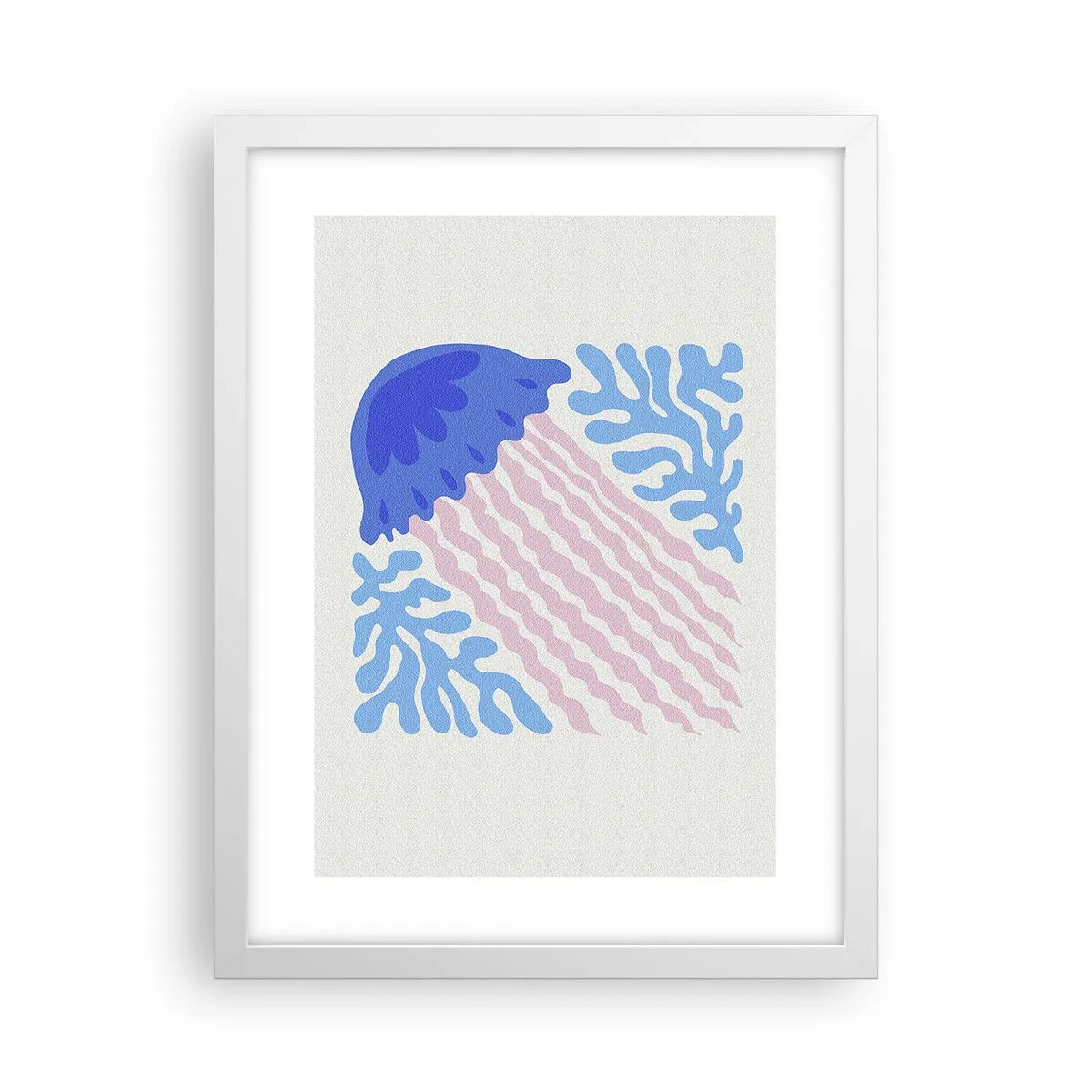 Poster in een witte lijst - Als uit een andere wereld - 30x40 cm