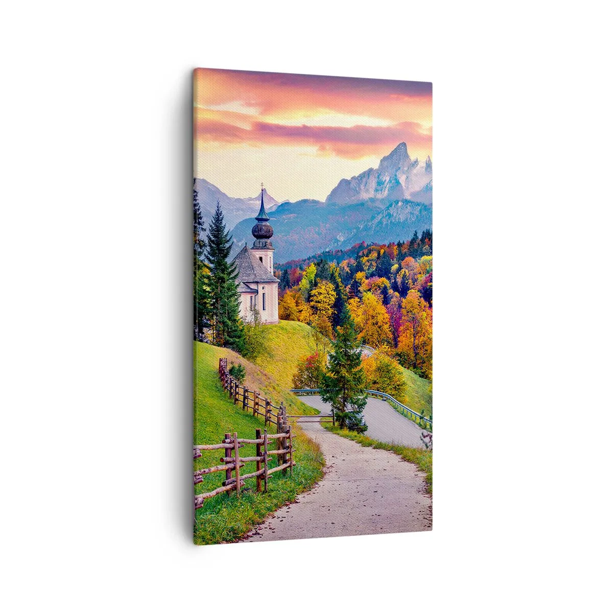 Schilderen op canvas - Landschap zoals geschilderd - 45x80 cm
