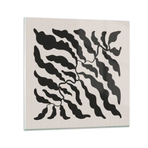Schilderen op glas - Natuur van een vierkant - 30x30 cm
