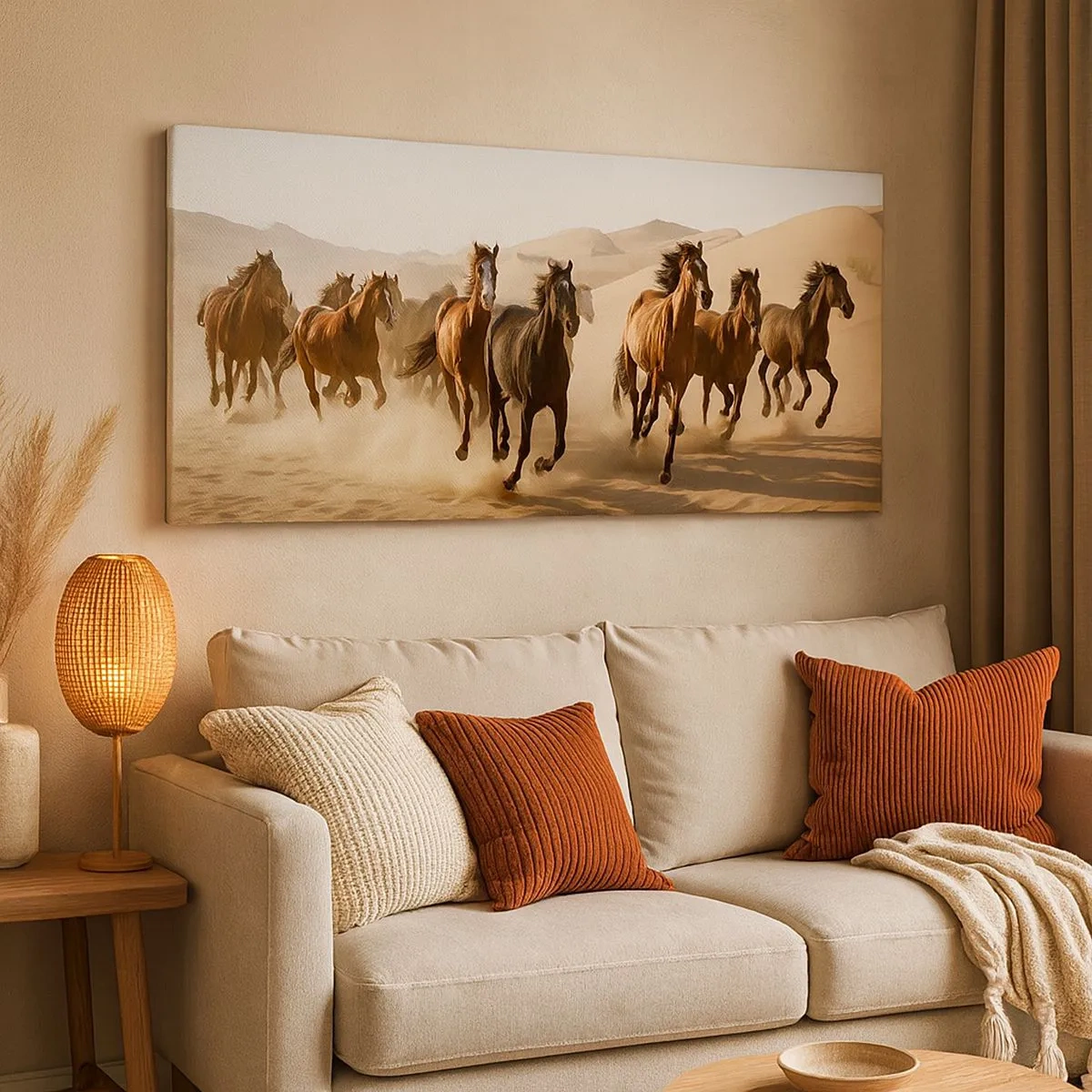 Schilderen op canvas - Vrij als de wind - 100x40 cm