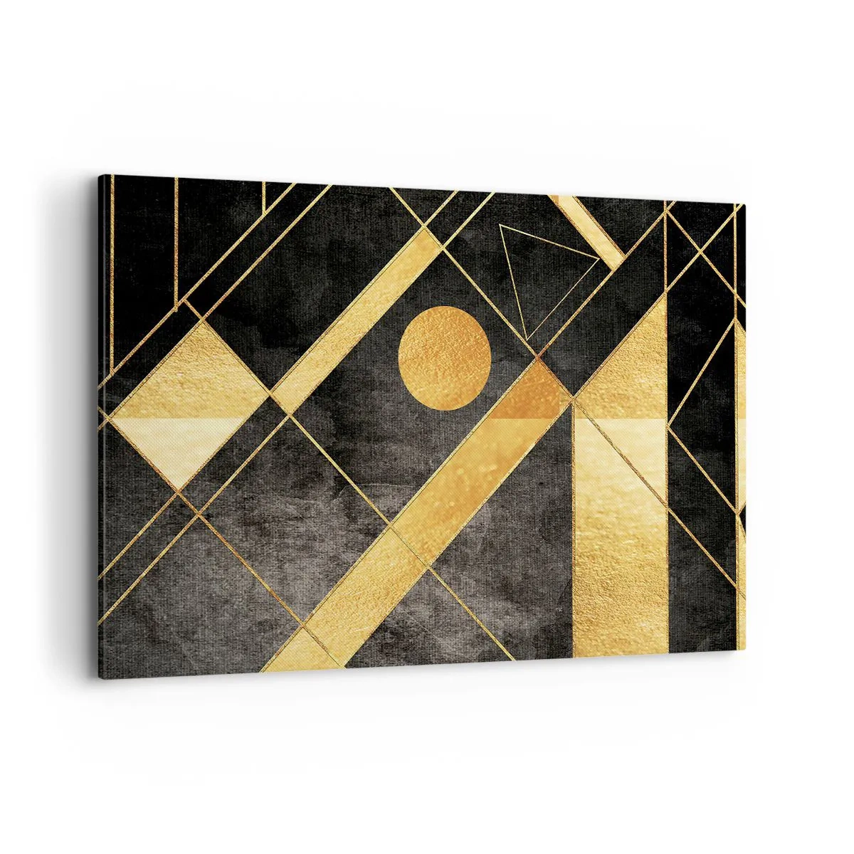 Schilderen op canvas - De zon van de woestijn - 120x80 cm