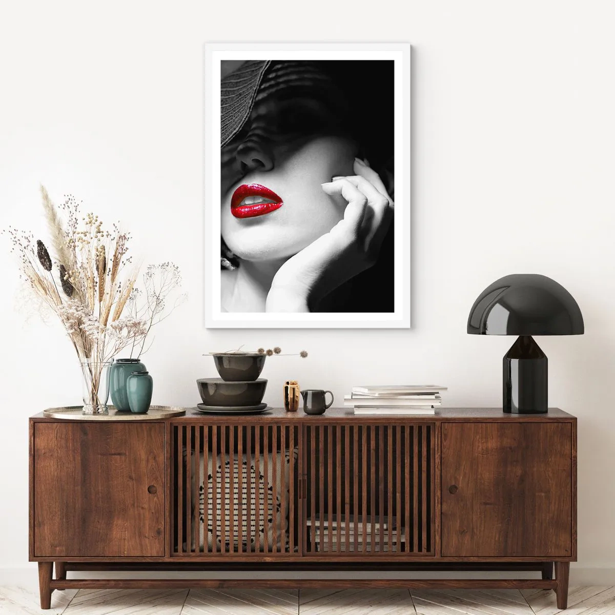 Poster in een witte lijst - Een studie in scharlaken - 40x50 cm